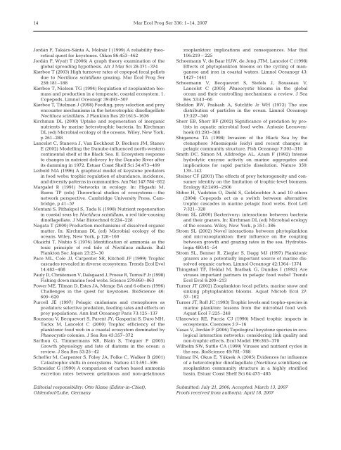 Eutrophication and overfishing in temperate nearshore pelagic food