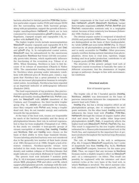 Eutrophication and overfishing in temperate nearshore pelagic food
