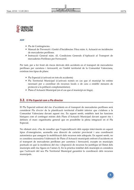 decret 49/2011 - Diari Oficial de la Comunitat Valenciana ...