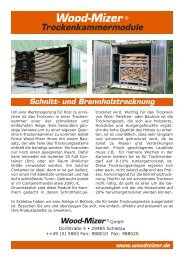 Brennholztrocknung ++49 (0) 5883 Fon - Wood-Mizer Sägewerke ...