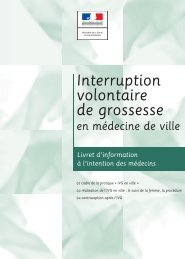 Livret d'information sur l'IVG en ville - MinistÃ¨re des Affaires sociales ...