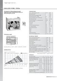 VALLOX KWL 100r - Heinemann GmbH