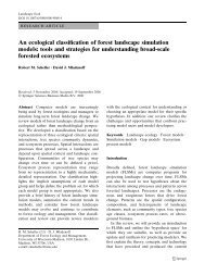 Scheller and Mladenoff (PDF) - Forest Landscape Ecology Lab ...