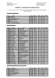 3. Turnier - Keglerkreisfachverband Freiberg eV