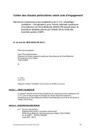 Cahier des clauses particuliÃ¨res valant acte d'engagement