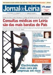 Consultas mÃ©dicas em Leiria sÃ£o das mais ... - Jornal de Leiria