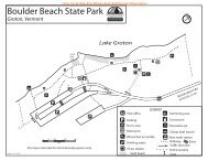 Boulder Beach Park Map - Vermont State Parks