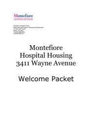 Packet - Monte I - Montefiore Medical Center