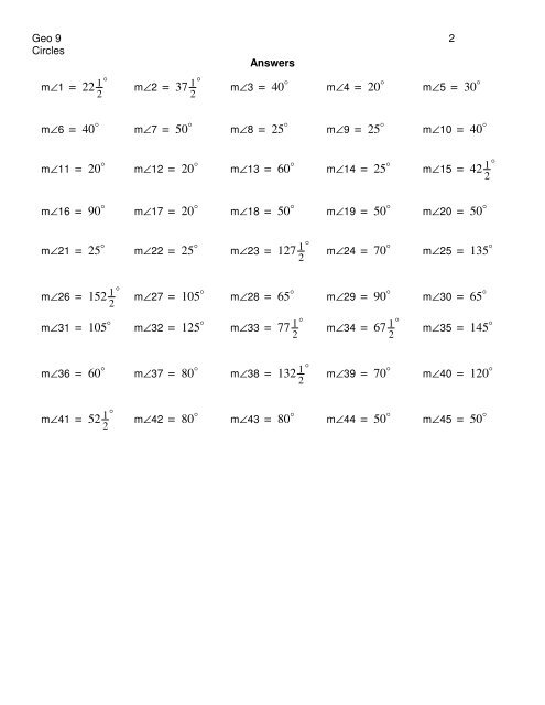 Worksheet