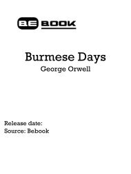 Burmese Days - Orwell George.pdf - Cove Systems