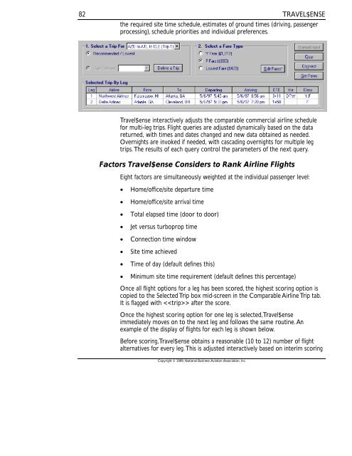 Travel$ense User's Guide (PDF, 139 MB) - NBAA