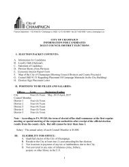 Full Packet - 2012-13 District Elections - City of Champaign