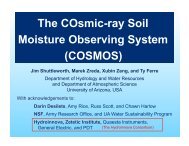 The COsmic-ray Soil Moisture Observing System (COSMOS)