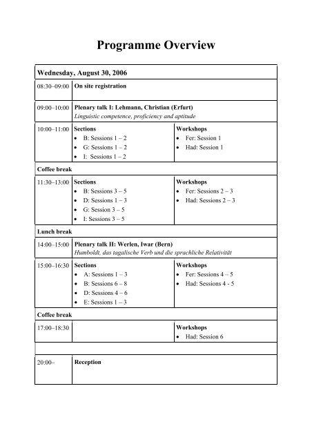 Relativism and Universalism in Linguistics - Fachbereich 10 ...