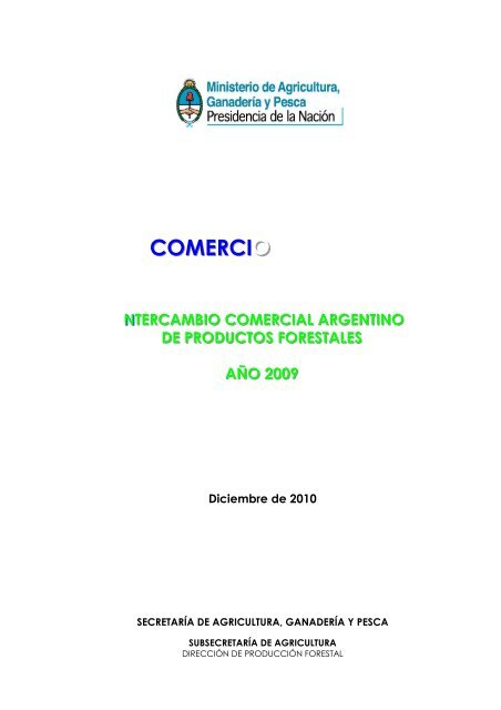 Comercio Exterior diciembre 2010