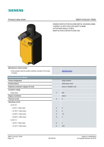 Product data sheet 3SE5112-0LU21-1DA0 - TracePartsOnline.net