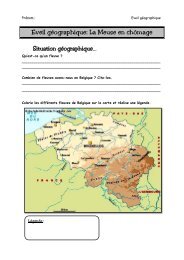 Eveil gÃ©ographique: La Meuse en chÃ´mage - Enseignons.be