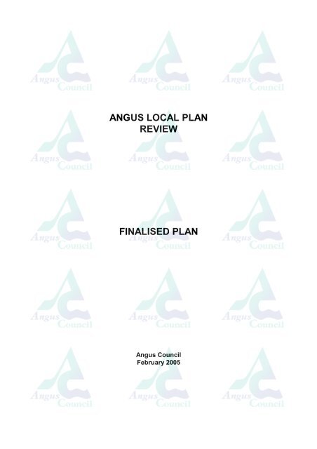 angus council business plan