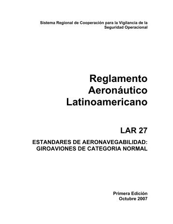 Reglamento AeronÃ¡utico Latinoamericano - ICAO