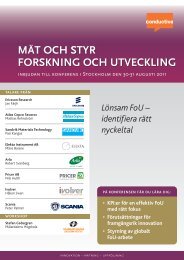 Verktyg fÃ¶r att mÃ¤ta effektivitet i produktutvecklingen - Conductive