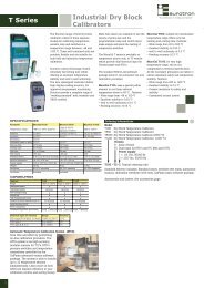 T Series Industrial Dry Block Calibrators