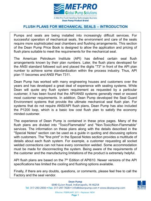 api mechanical seal plans pdf quotation