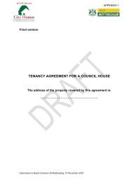 Item 15 Appendix 1 Tenancy agreement - Nottingham City Homes