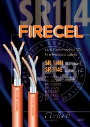 firecel sr114e brochure - Cables Britain Ltd
