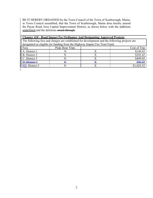 november 16, 2011 regular meeting – 7:00 pm - Town of Scarborough