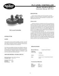 PLC LEVEL CONTROLLER - Home | Kimray Mobile