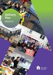 YHN Delivery Plan 2012-13 - Your Homes Newcastle