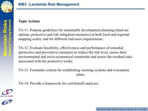 WB3: Risk Management