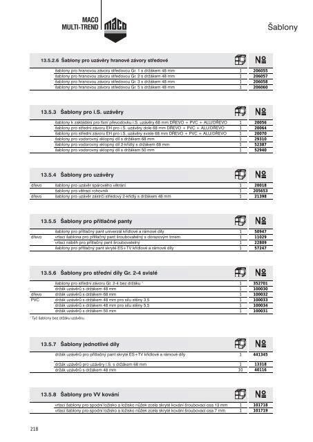 Katalog 2009 MULTI-TREND