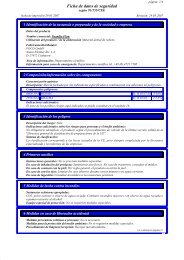 Ficha de datos de seguridad - Voco