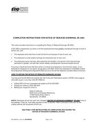 completion instructions for notice of reduced earnings, de 2063