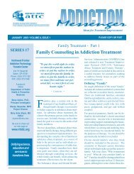 Family Treatment - the ATTC Network