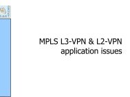 MPLS L3-VPN & L2-VPN application issues - Terena