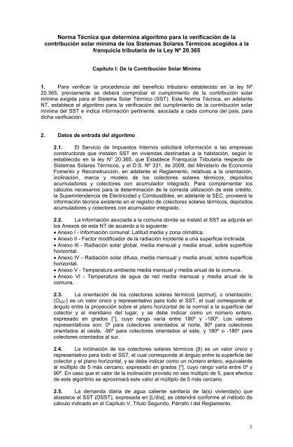 1 Norma Técnica que determina algoritmo para la verificación de la ...