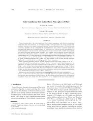 Solar Semidiurnal Tide in the Dusty Atmosphere of Mars