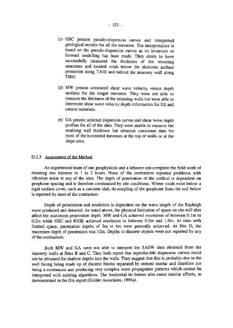 site characterisation study - phases 1 and 2 - HKU Libraries - The ...