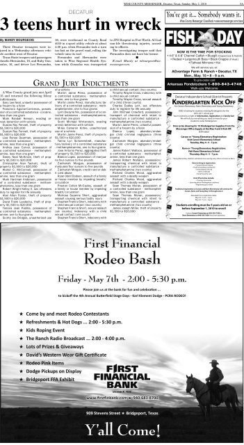 05.02.10 Sunday A.indd - Wise County Messenger
