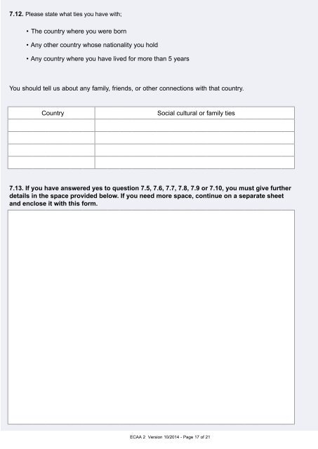 ECAA 2 - UK Border Agency - the Home Office