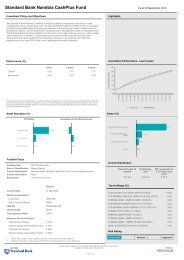 Standard Bank Namibia CashPlus Fund - Stanlib