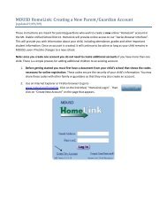 MDUSD HomeLink: Creating a New Parent/Guardian Account