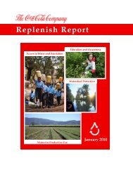 Replenish Report - The Coca-Cola Company