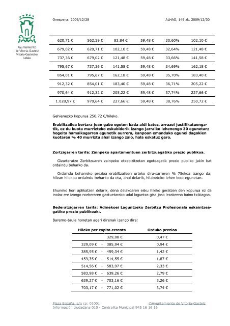 ordenanza 0-eus - Ayuntamiento de Vitoria-Gasteiz