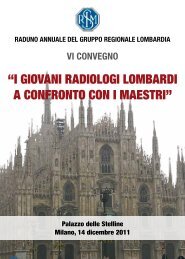 i giovani radiologi lombardi a confronto con i maestri - SIRM