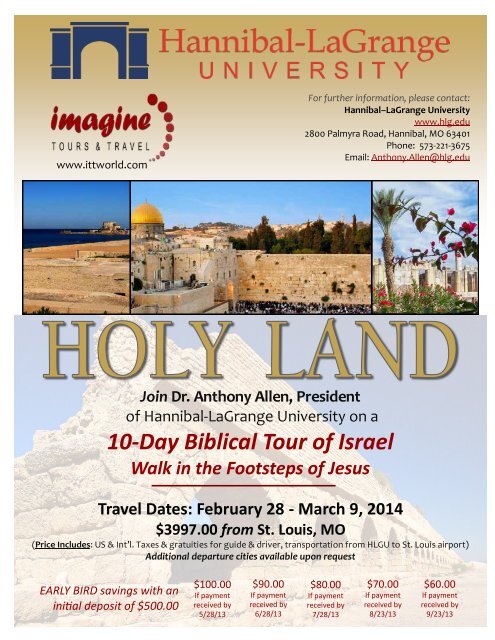 to download a PDF of the Biblical Tour Brochure. - Hannibal ...