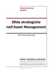 Sfide strategiche nell'Asset Management - Simon-Kucher & Partners