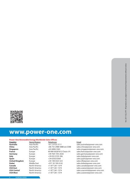 Fonctions - Power-One